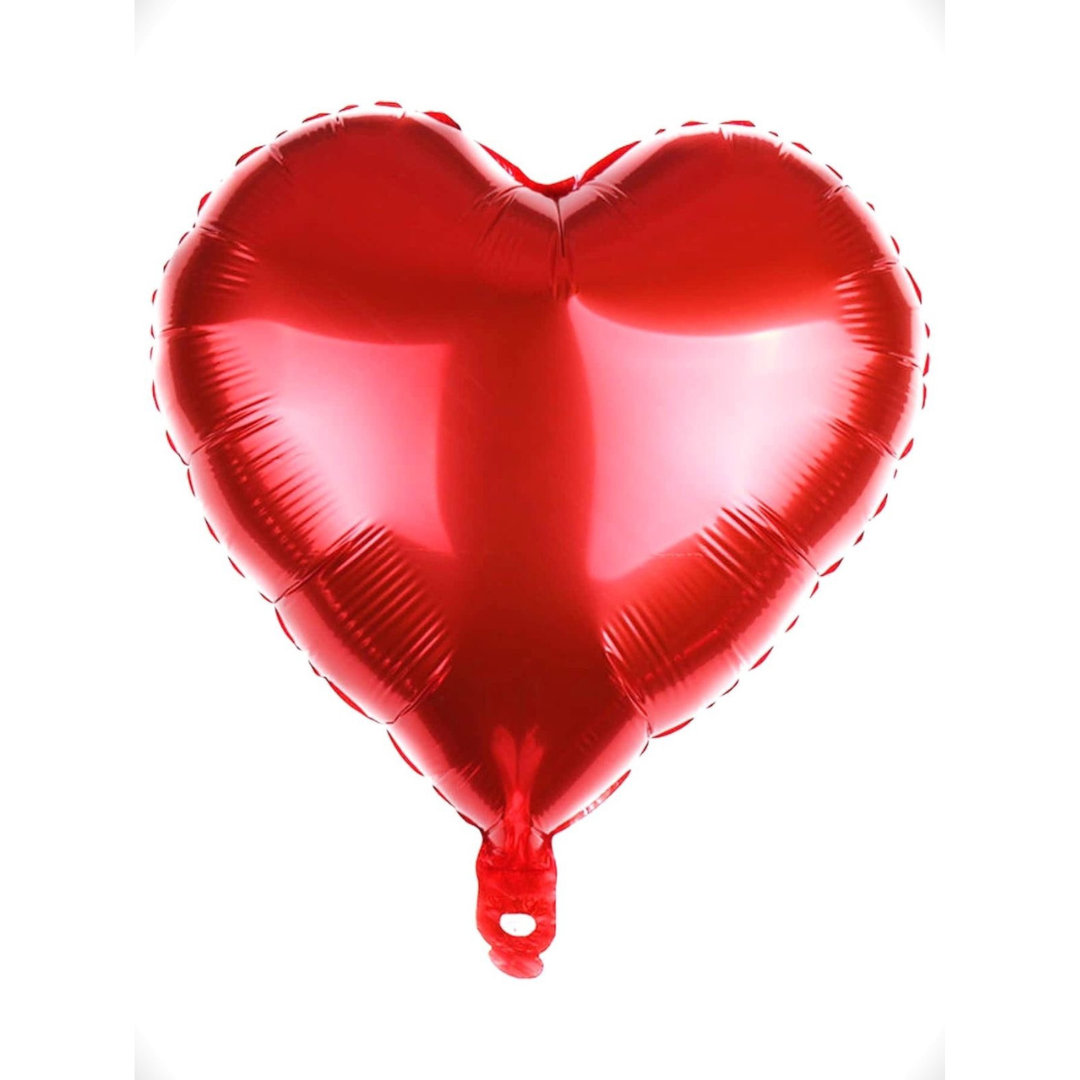 Red Heart Helium Balloon