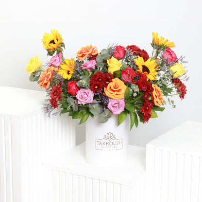 Velvet hatbox
