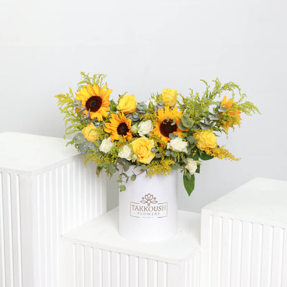 Yellow Delight Hatbox